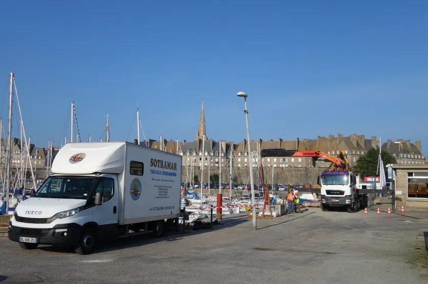 Travaux sous-marins et hydrauliques de Nantes à Bordeaux - Sotramar