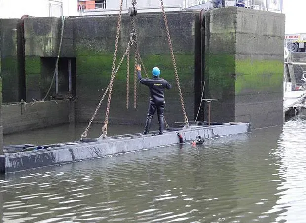 Travaux sous-marins et hydrauliques de Nantes à Bordeaux - Sotramar