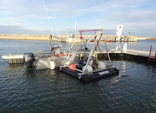 Travaux sous-marins près de Saint-Brieuc 